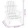 Solid Wood Spruce Garden Chair - Perfect for Outdoor Leisure