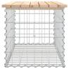 Gabion Design Garden Bench - Solid Pine 83x44x42 cm