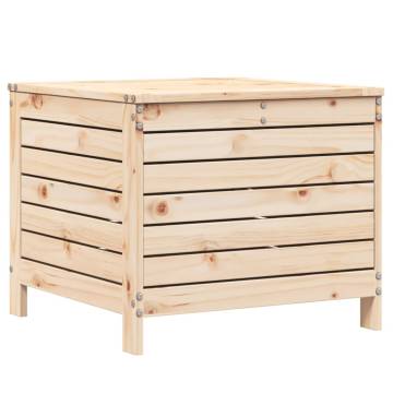 Garden Footstool - Solid Pine Wood for Outdoor Comfort