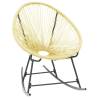 Stylish Outdoor Acapulco Chair - Poly Rattan Beige