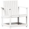 Garden Chair White 62x55x77 cm - Solid Pine Wood