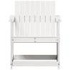 Garden Chair White 62x55x77 cm - Solid Pine Wood