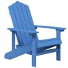 Garden Adirondack Chair HDPE Aqua Blue - Durable & Comfortable