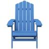 Garden Adirondack Chair HDPE Aqua Blue - Durable & Comfortable