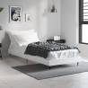 Bed Frame White 75x190 cm Small Single Engineered Wood Colour white Size 75 x 190 cm 