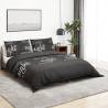 Duvet Cover Set Black 140x200 cm Cotton Colour black and white Size 140 x 200 cm + 50 x 75 cm Quantity in Package 1 Number of Pieces 