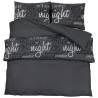 Duvet Cover Set Black 140x200 cm - 100% Cotton | HipoMarket