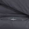 Duvet Cover Set Black 140x200 cm Cotton | Hipomarket UK