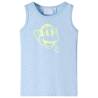 Kids' Tank Top Soft Blue Melange 116 Colour light blue Size 116 (5-6y) 