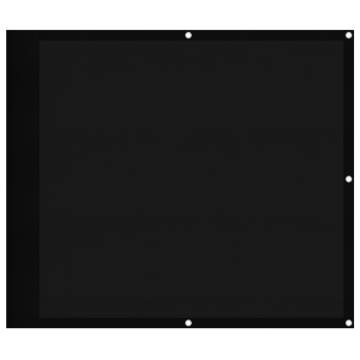 Balcony Screen Black 90x800 cm - Privacy & Durability