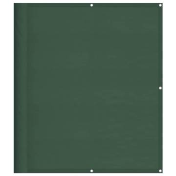 Balcony Screen Dark Green 120x800 cm - Water-resistant Privacy