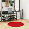 Rug OVIEDO Short Pile Red Ø 80 cm Colour red Size Ø 80 cm 