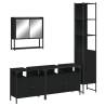 4 Piece Black Bathroom Furniture Set - Stylish & Durable