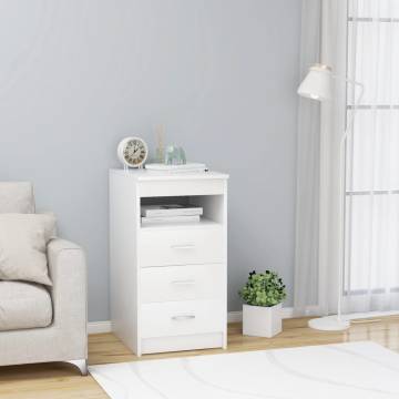 Stylish White Drawer Cabinet - 40x50x76 cm for Smart Storage