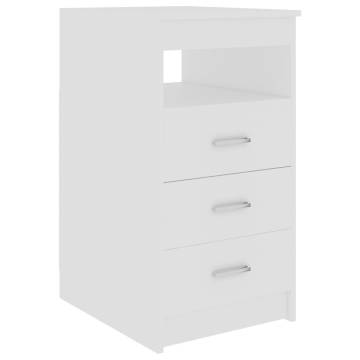 Stylish White Drawer Cabinet - 40x50x76 cm for Smart Storage