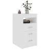 Stylish White Drawer Cabinet - 40x50x76 cm for Smart Storage