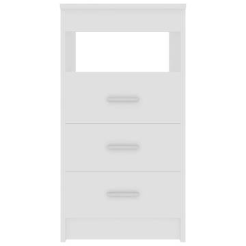 Stylish White Drawer Cabinet - 40x50x76 cm for Smart Storage