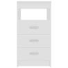 Stylish White Drawer Cabinet - 40x50x76 cm for Smart Storage