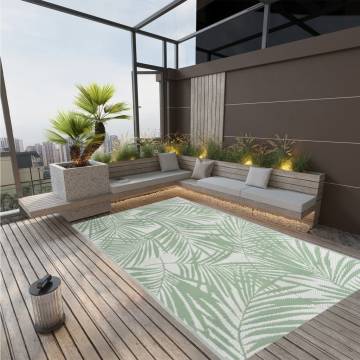 Trendy Outdoor Rug Green 140x200 cm PP | Hipomarket