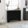 Radiator Cover Black 112x19x81.5 cm MDF Colour black Size 112 x 19 x 81.5 cm Quantity in Package 1 