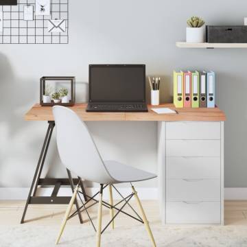 Light Brown Solid Oak Table Top - 120x40 cm | Hipomarket