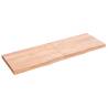 Light Brown Solid Oak Table Top - 120x40 cm | Hipomarket