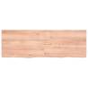 Light Brown Solid Oak Table Top - 120x40 cm | Hipomarket