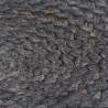 Handmade Dark Grey Jute Placemats - Set of 6 | Hipo Market