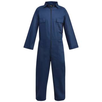 Men's Blue Overalls Size M - Durable & Comfortable Workwear