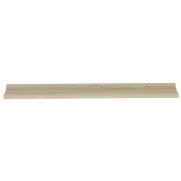 Wall Shelves 4 pcs Sonoma Oak | Stylish Storage Solution