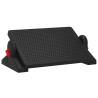 Footrest Black 50x30.5x17 cm - Ergonomic Design for Comfort