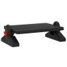 Footrest Black 50x30.5x17 cm - Ergonomic Design for Comfort