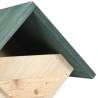 Elegant Firwood Bird Houses - Set of 4 for Your Garden