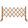 Garden Trellis Fence Orange 120x60 cm Solid Firwood Colour orange Size 120 x 60 cm Quantity in Package 1 