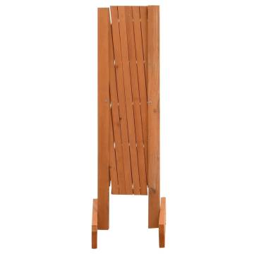 Garden Trellis Fence Orange - Solid Firwood 120x60 cm