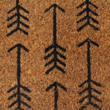 Natural Tufted Coir Door Mat 45x75 cm - Durable & Stylish