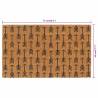 Natural Tufted Coir Door Mat 45x75 cm - Durable & Stylish