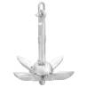 Folding Anchor with Rope - Durable Malleable Iron 0.7 kg