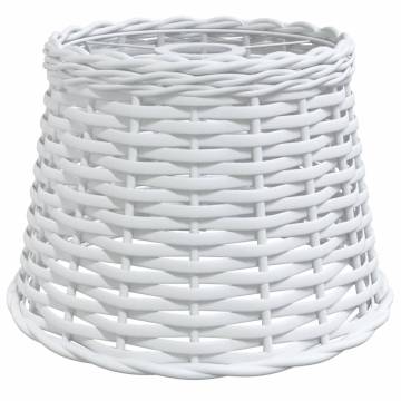 Stylish White Ceiling Lamp Shade Ø25x17 cm Wicker - HipoMarket