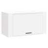 Stylish Wall-mounted Shoe Cabinet in White - 70x35x38 cm