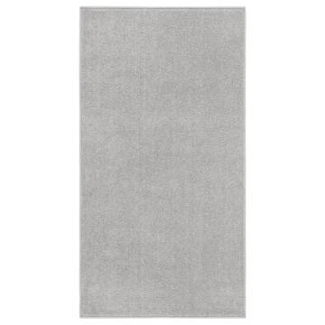 Light Grey Rug Short Pile 80x150 cm | Elegant Home Decor