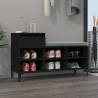 Shoe Cabinet Black 102x36x60 cm Engineered Wood Colour black Quantity in Package 1 Number of Number of shelves 