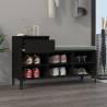 Shoe Cabinet Black 102x36x60 cm - Stylish & Durable Storage