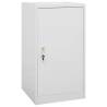 Saddle Cabinet Light Grey 53x53x105 cm Steel Colour light grey Size 53 x 53 x 105 cm 