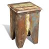 Stool Solid Reclaimed Wood - Unique Vintage Design