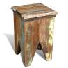 Stool Solid Reclaimed Wood - Unique Vintage Design