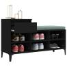 Shoe Cabinet Black 102x36x60 cm - Stylish & Durable Storage