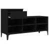 Shoe Cabinet Black 102x36x60 cm - Stylish & Durable Storage