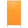 Stylish Mustard Yellow Wardrobe - 90x50x180 cm Steel