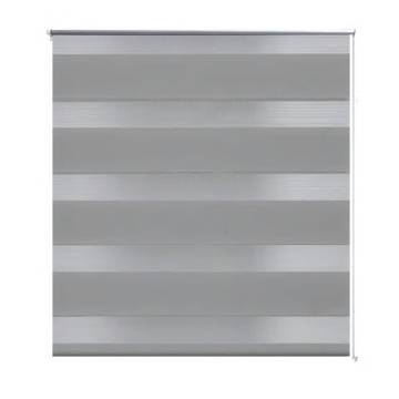 Zebra Blind 50x100 cm Grey - Elegant Roller Blinds for Modern Homes